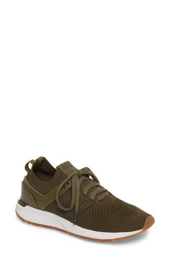 Women's New Balance 247 Decon Knit Sneaker .5 B - Green