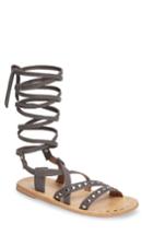 Women's Charles By Charles David Steeler Ankle Wrap Sandal .5 M - Grey