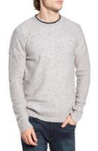 Men's 1901 Nep Wool & Cashmere Sweater, Size - Grey