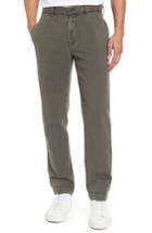 Men's Billy Reid Leonard Slim Leg Cotton & Linen Chinos - Green