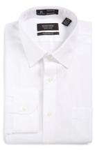 Men's Nordstrom Men's Shop Smartcare(tm) Traditional Fit Solid Dress Shirt .5 32 - White