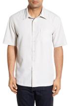 Men's Quiksilver Waterman Collection 'centinela 4' Short Sleeve Sport Shirt, Size - Beige