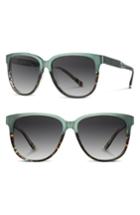 Women's Shwood 'mckenzie' 57mm Polarized Sunglasses - Opal/ Titanium/ Grey Polar