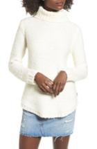 Women's Rvca Kinks Turtleneck Sweater - Ivory