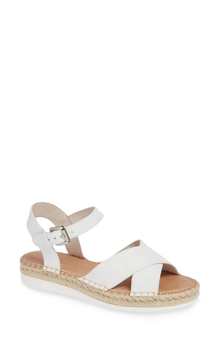 Women's Caslon Landon Jute Sandal M - White
