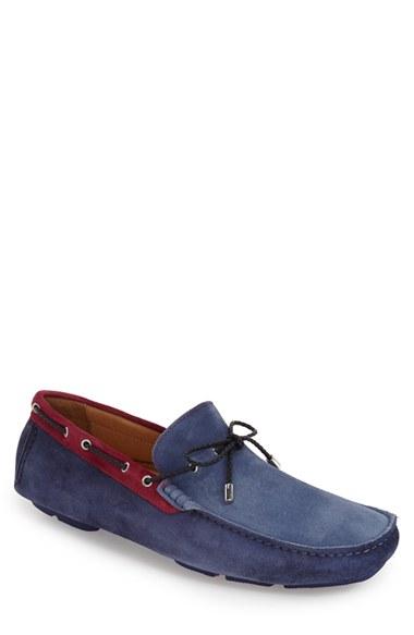 Men's Bugatchi 'st. Tropez' Driving Shoe .5 M - Blue