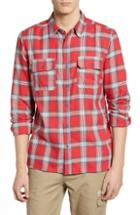 Men's Hurley Syd Dri-fit Plaid Sport Shirt - Red
