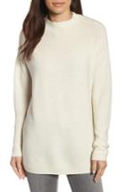 Women's Eileen Fisher Ribbed Wool Blend Sweater, Size - White