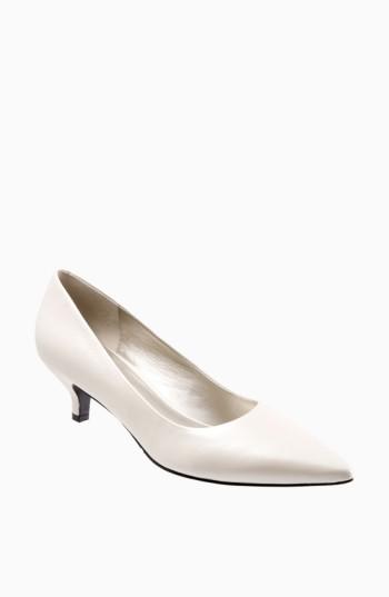 Women's Trotters 'paulina' Leather Pump .5 N - Grey