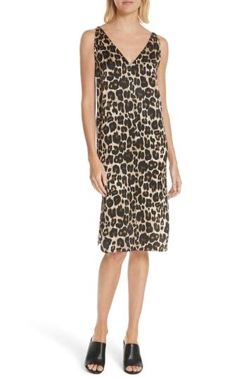 Women's Robert Rodriguez Leopard Print Slipdress - Brown