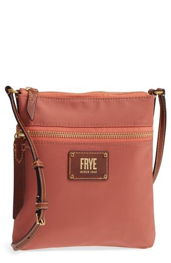 Frye Ivy Water Resistant Crossbody Bag - Red