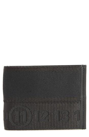 Men's Maison Margiela Leather Card Case - Black