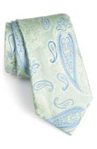 Men's Nordstrom Men's Shop Kline Paisley Silk Tie, Size - Green