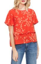 Women's Vince Camuto Desert Ditsy Floral Print Top - Red