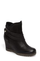 Women's Miz Mooz Narcissa Ankle Wrap Wedge Bootie Eu - Black