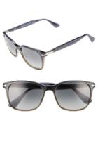 Men's Persol Officina 56mm Polarized Sungasses - Grey/ Gradient Dark Grey