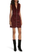 Women's Veronica Beard Orial Corduroy Dress - Burgundy