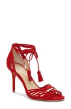 Women's Vince Camuto Stellima Tassel Sandal .5 M - Red
