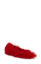 Women's Jeffrey Campell Lettie Genuine Shearling Flat .5 M - Red