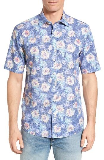 Men's Rodd & Gunn Island Block Floral Print Sport Shirt