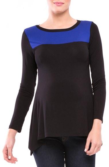 Women's Olian Margarett Colorblock Maternity Top