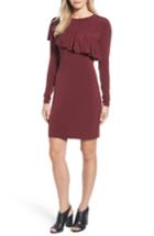 Women's Michael Michael Kors Long Sleeve Ruffle Dress