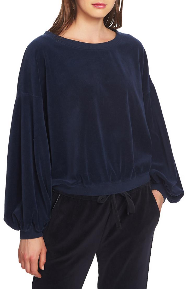 Women's La Vie Rebecca Taylor Frill Detail Ribbed Wool Blend Sweater
