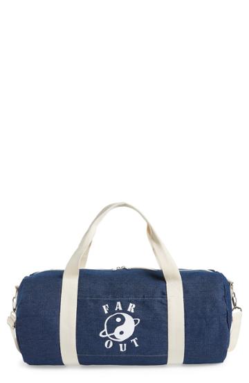 Three Potato Four Far Out Denim Duffel Bag - Blue