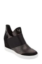 Women's Donna Karan Cailin Studded Wedge Sneaker M - Grey