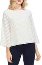 Women's Vince Camuto Diagonal Stripe Blouse - Ivory