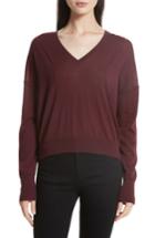 Women's Rag & Bone/jean Bevan Merino Wool Sweater, Size - Red