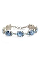 Women's Sorrelli Round Halo Crystal Bracelet