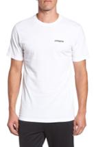 Men's Patagonia Line Regular Fit Logo T-shirt - White