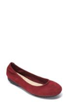 Women's Me Too Janell Sliver Wedge Flat .5 M - Burgundy
