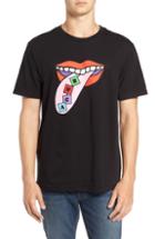 Men's Rvca Dropped In Graphic T-shirt - Black