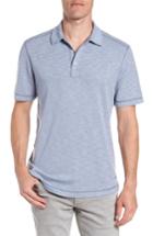 Men's Tommy Bahama Boardwalk Slub Knit Polo - Blue