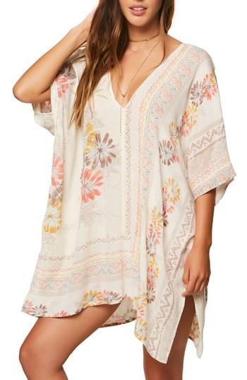 Women's O'neill Tessa Cover-up Caftan /small - White