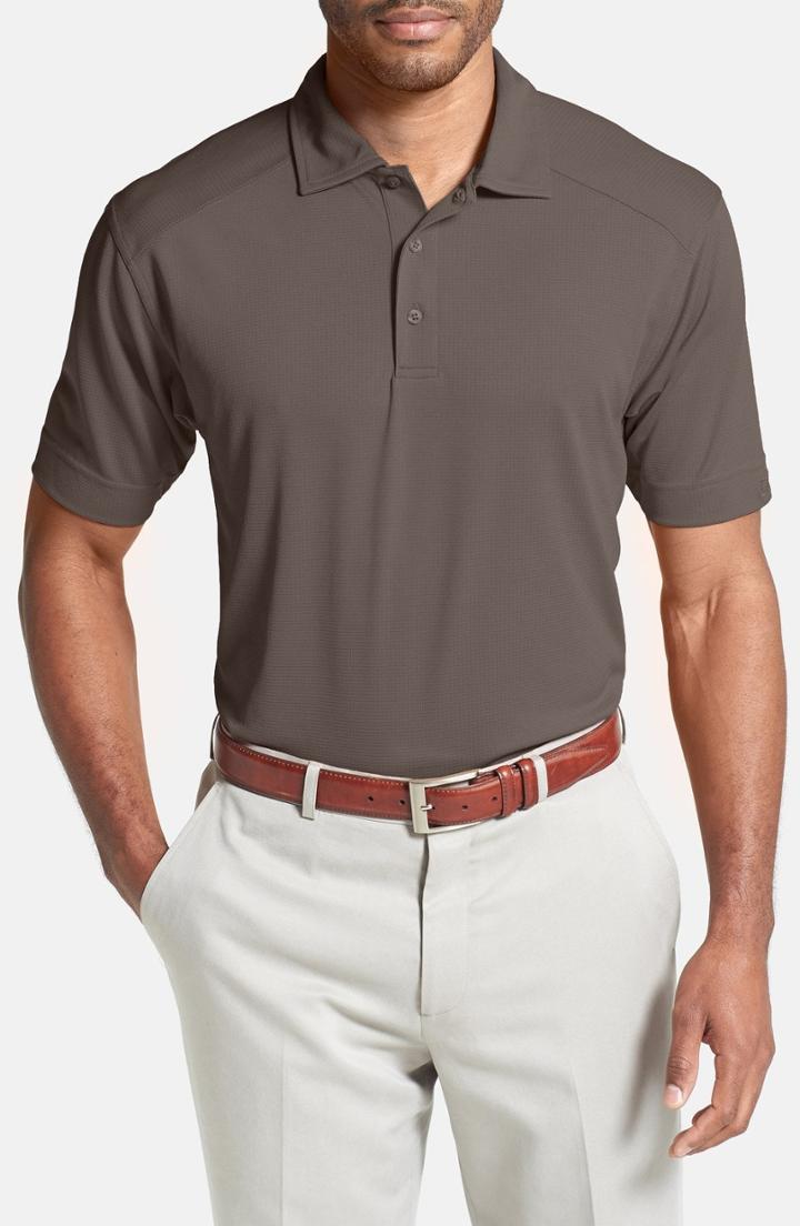 Men's Cutter & Buck 'genre' Drytec Moisture Wicking Polo Xlt - Grey (online Only)