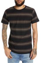 Men's Billabong Chico Stripe Crewneck T-shirt - Black