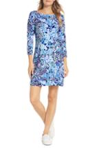 Women's Lilly Pulitzer Sophie Upf 50+ Boat Neck Dress - Purple