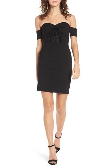 Women's Astr The Label Corset Body-con Dress - Black
