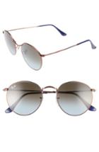 Women's Ray-ban Icons 53mm Retro Sunglasses - Blue/ Brown