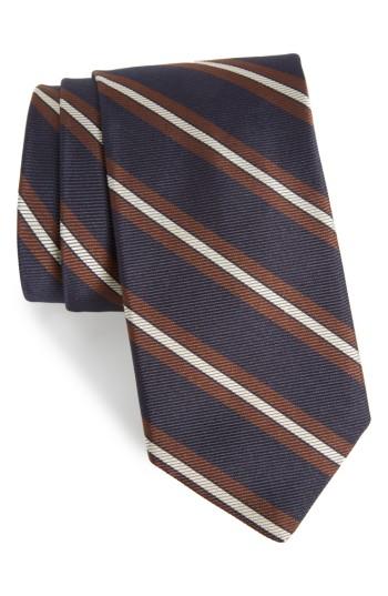 Men's Bonobos Stripe Silk Tie, Size - Blue