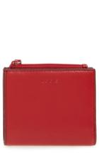 Women's Lodis Los Angeles Audrey Under Lock & Key Aldis Leather Wallet - Red