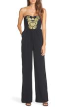 Women's Lilly Pulitzer Janelle Embellished Jumpsuit Regular - Black