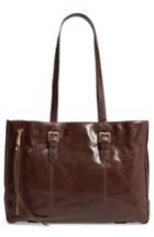 Hobo Cabot Calfskin Leather Tote - Brown