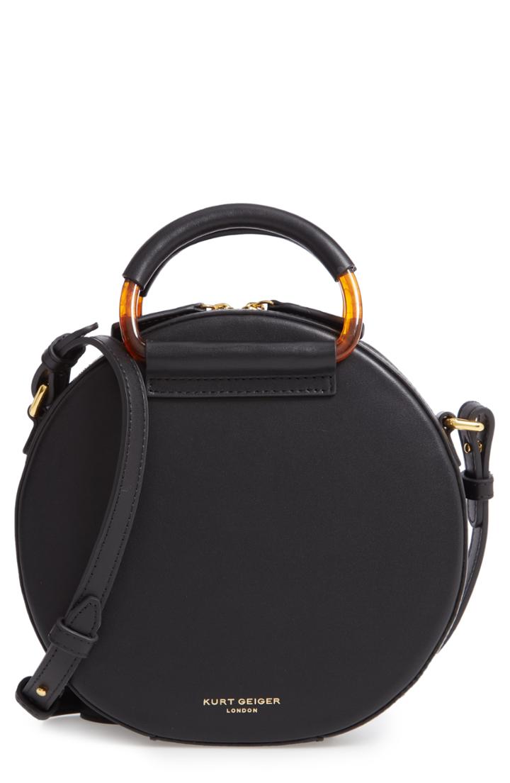 Kurt Geiger London Harriet Leather Circle Crossbody Bag -