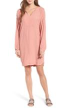 Women's Madewell Du Jour Tunic Dress, Size - Pink
