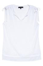 Women's Sanctuary Nora Tiered Hem Top, Size - White