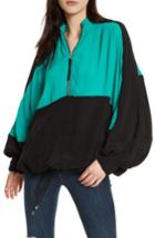 Women's Free People Colorblock Jacket - Black